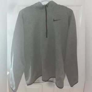 Large Grey Nike Dri-Fit Quarter Zip